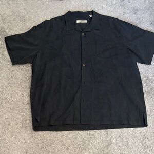 Tommy Bahama Black Casual Button Down Shirt